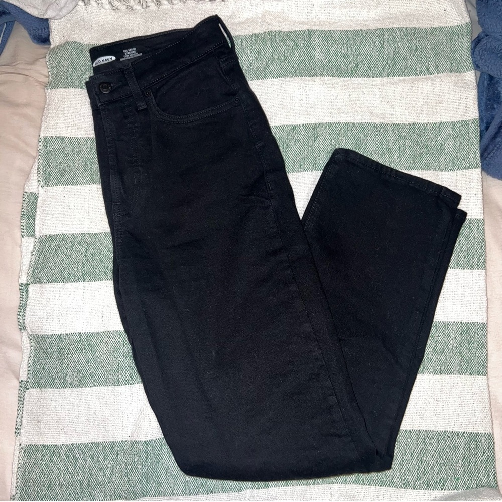 Old Navy Sky-Hi Straight Jeans
